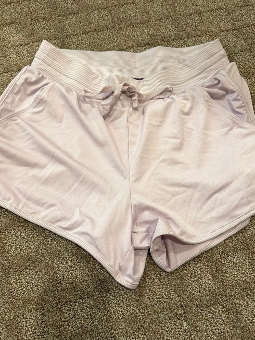 tek gear Light Pink Athletic Drawstring Shorts